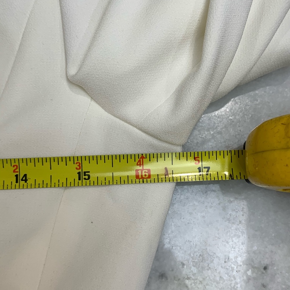 Elie Tahari Creme One Button Blazer - Picture 13 of 15